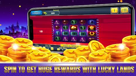 Lucky Lands Slots Money Casino Captura de pantalla 3