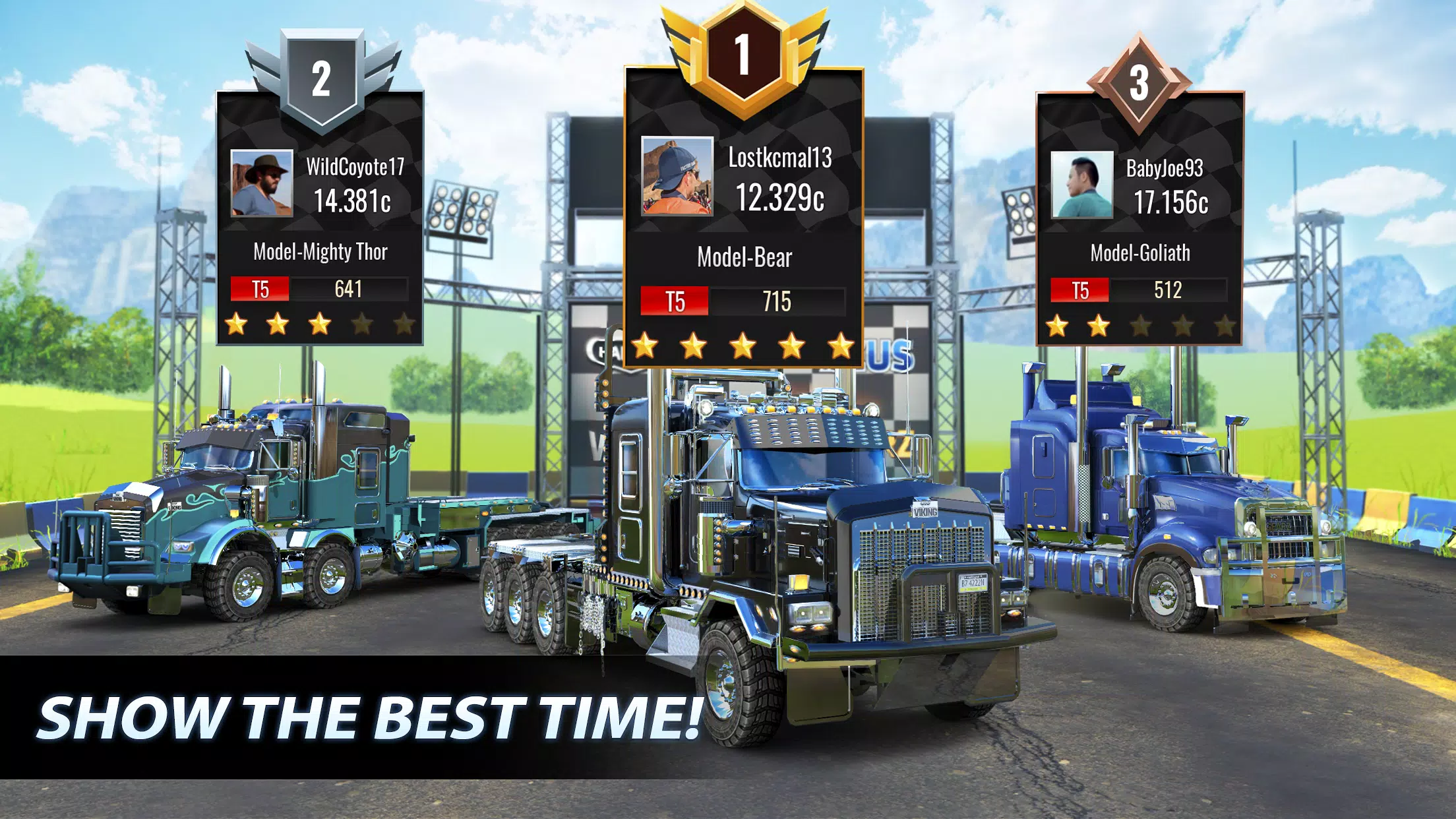 Big Rig Racing: Drag racing ภาพหน้าจอ 2
