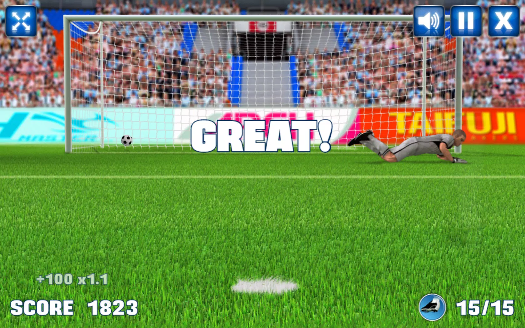 Schermata Penalty Kicker 2