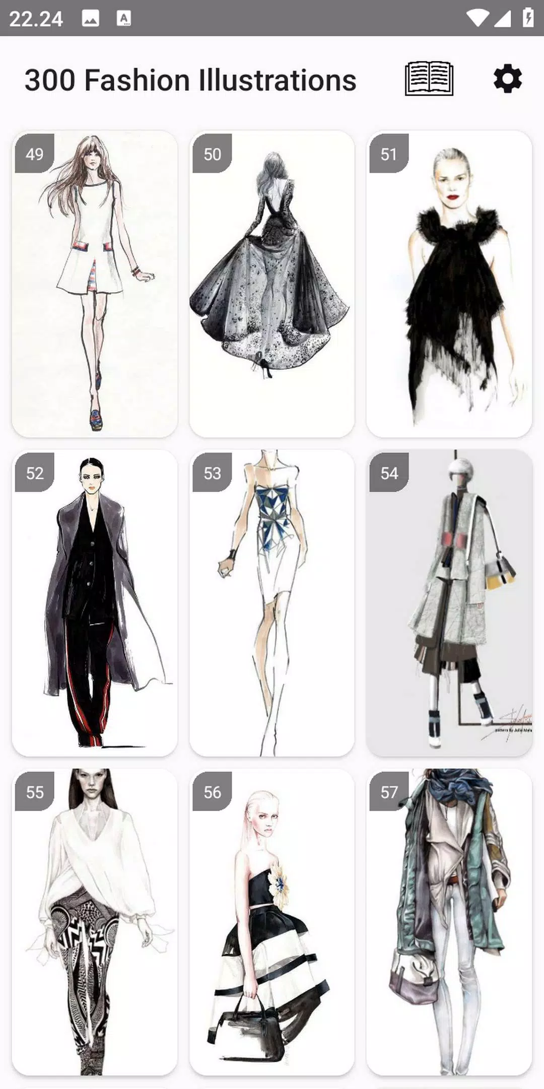 300 Fashion Illustrations Schermafbeelding 2
