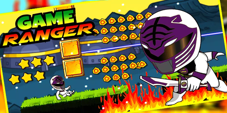 Superheroes Dino Rangers Dash Ekran Görüntüsü 1