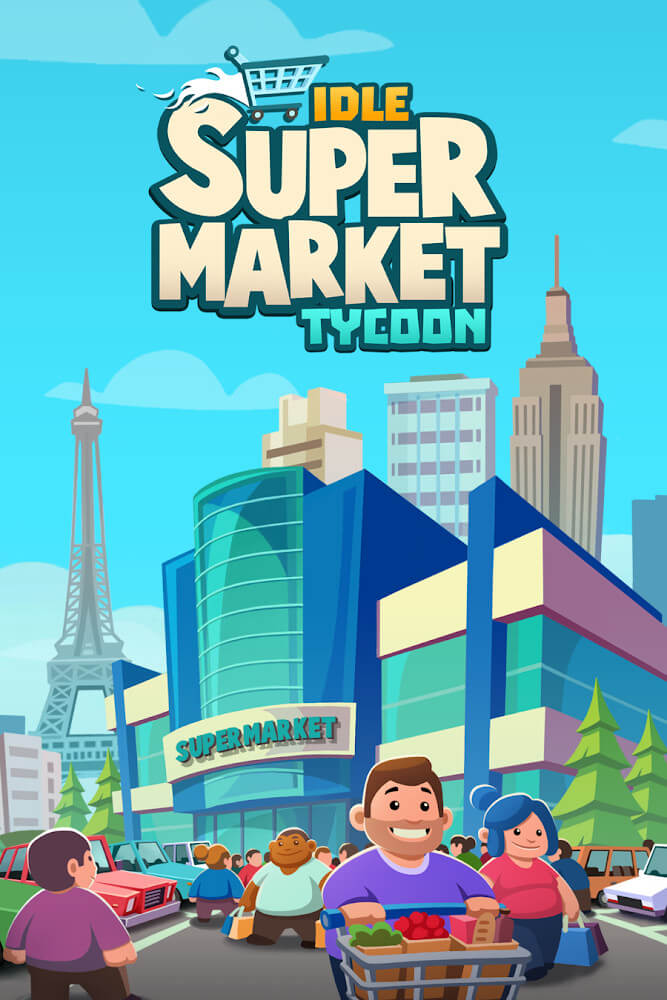 Idle Supermarket Tycoon Mod স্ক্রিনশট 0