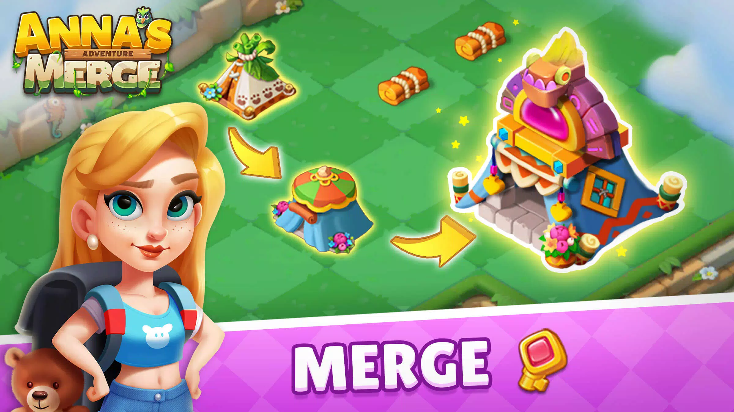 Anna’s Merge Adventure-Offline ภาพหน้าจอ 1