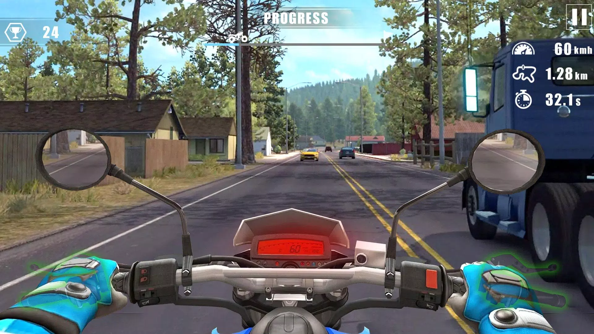 Moto Bike Race : Driving Car 스크린샷 0