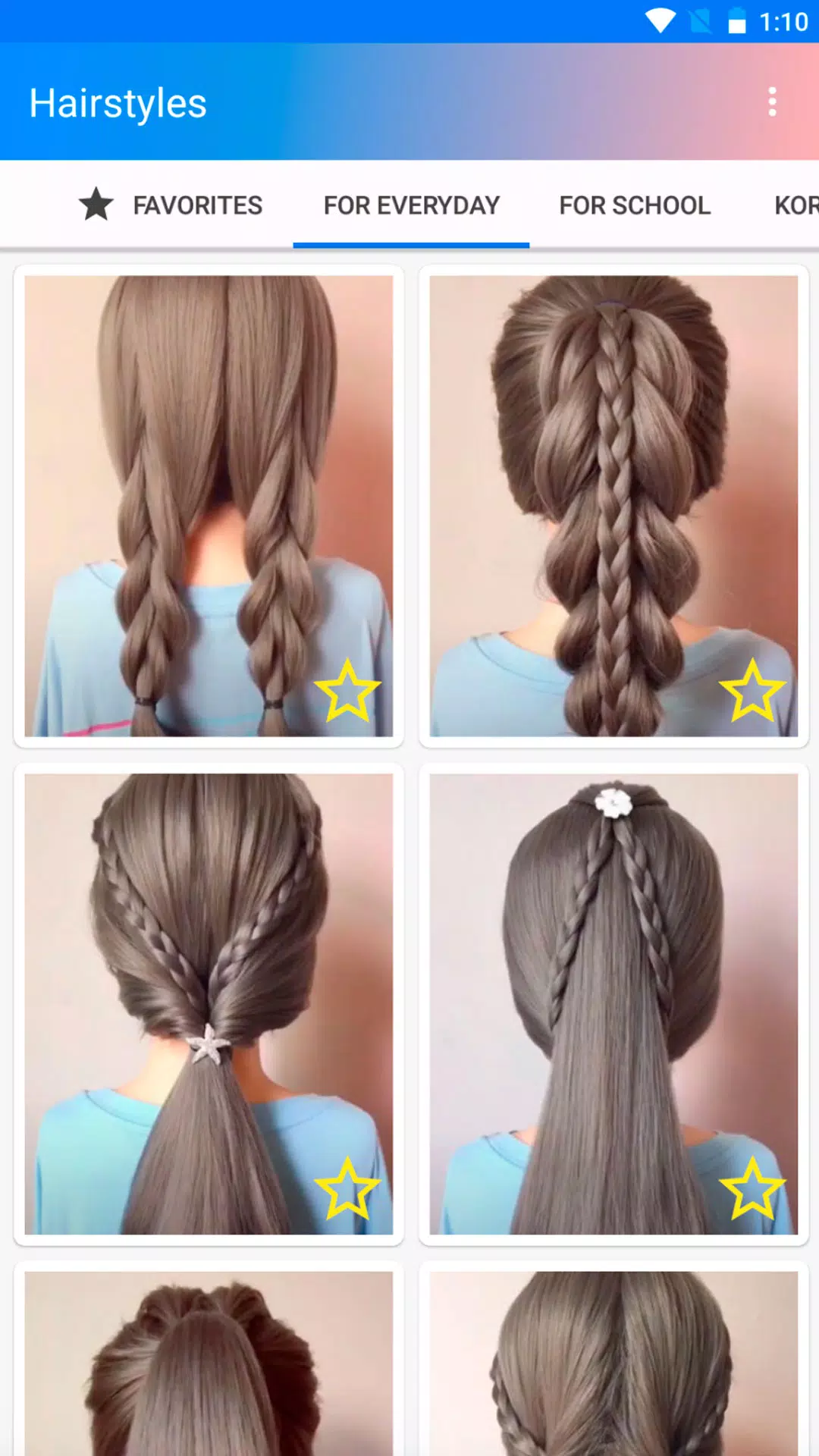 Easy hairstyles step by step Captura de pantalla 0