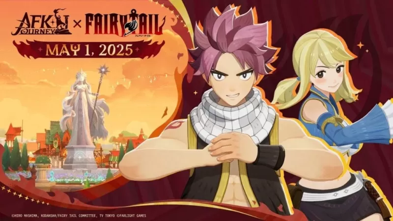 AFK Paglalakbay Teams na may Fairy Tail sa Mayo Crossover