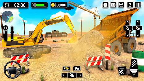 Heavy Sand Excavator 3D Sim Capture d'écran 3