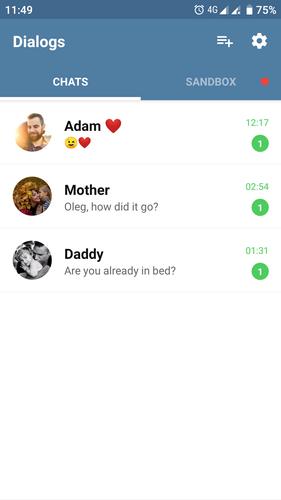 Fake Chat Messenger — TeleFake Tangkapan skrin 0