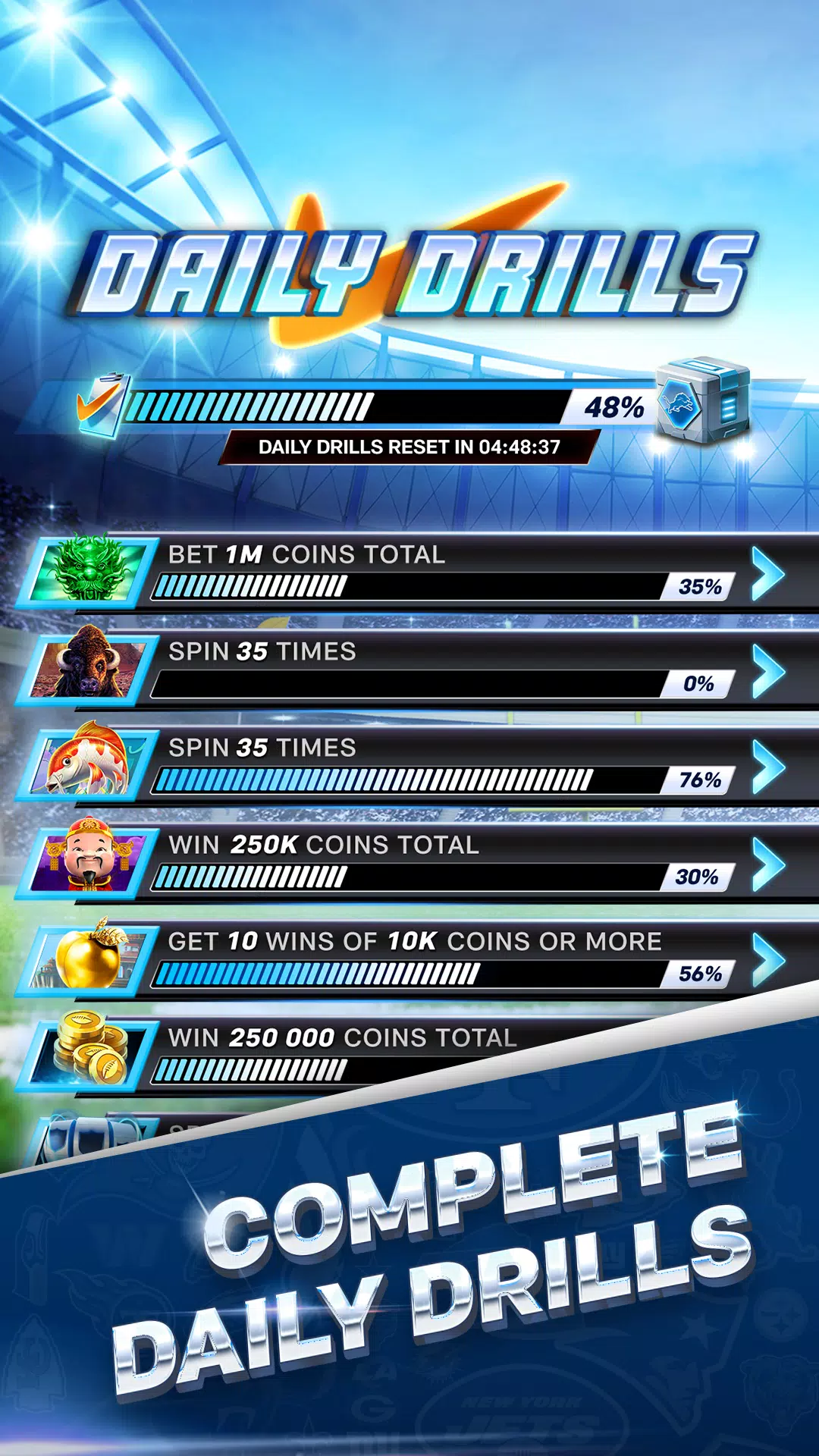 NFL Super Bowl Slots應用截圖第3張