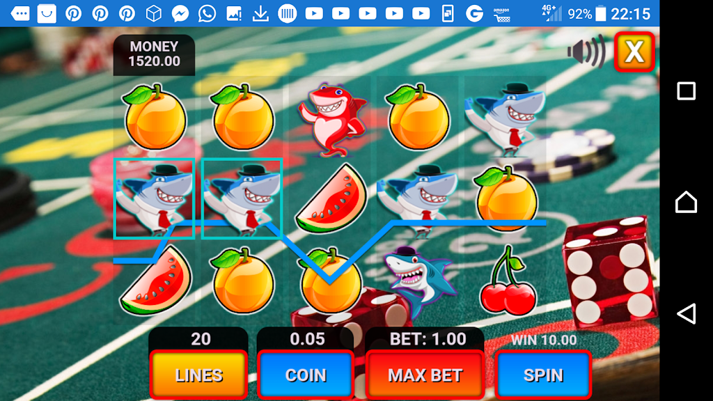 shark fruit casino slots machines應用截圖第1張