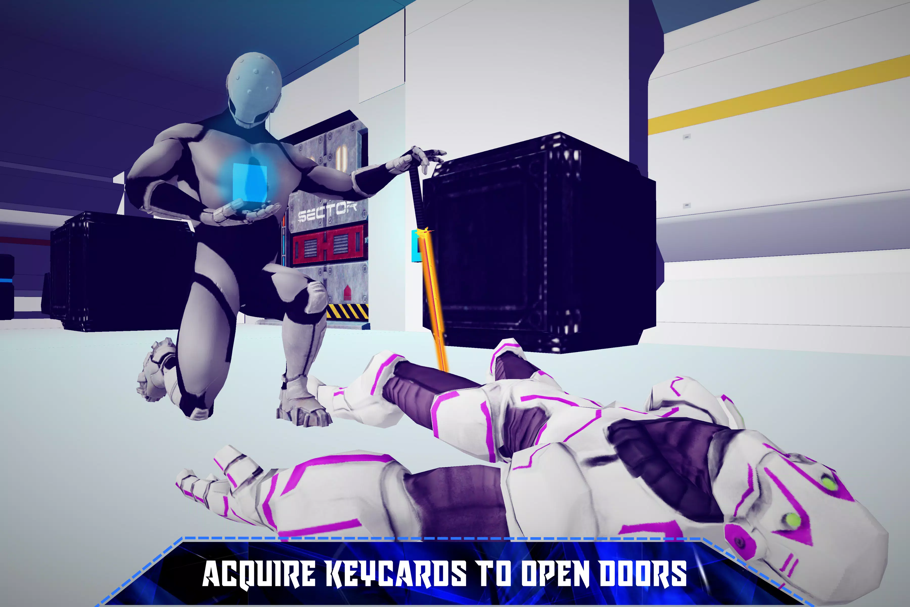Escape Robot Facility: 3D Cosmic Galaxy ภาพหน้าจอ 3