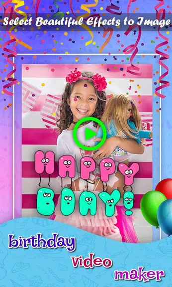 Birthday Video & Status Maker应用截图第0张