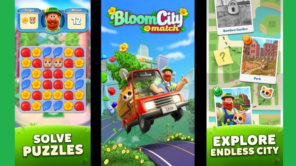 Rovio Soft 在 Android 上推出 Bloom City Match，一款三消游戏