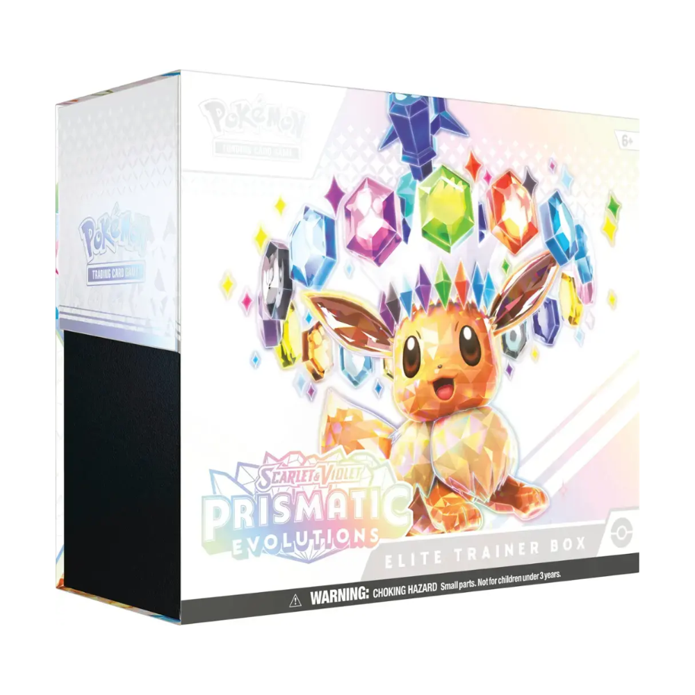 Pokémon - jogo de cartas de negociação: Scarlet & Violet - Prismatic Evolutions Elite Trainer Box