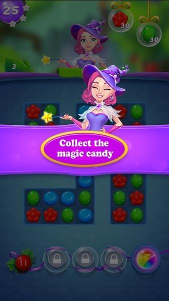 Candy Witch - Match 3 Puzzle स्क्रीनशॉट 0