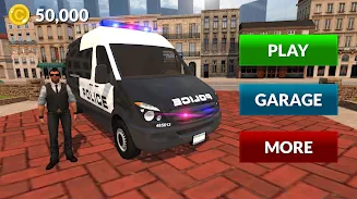 American Police Van Driving 스크린샷 3