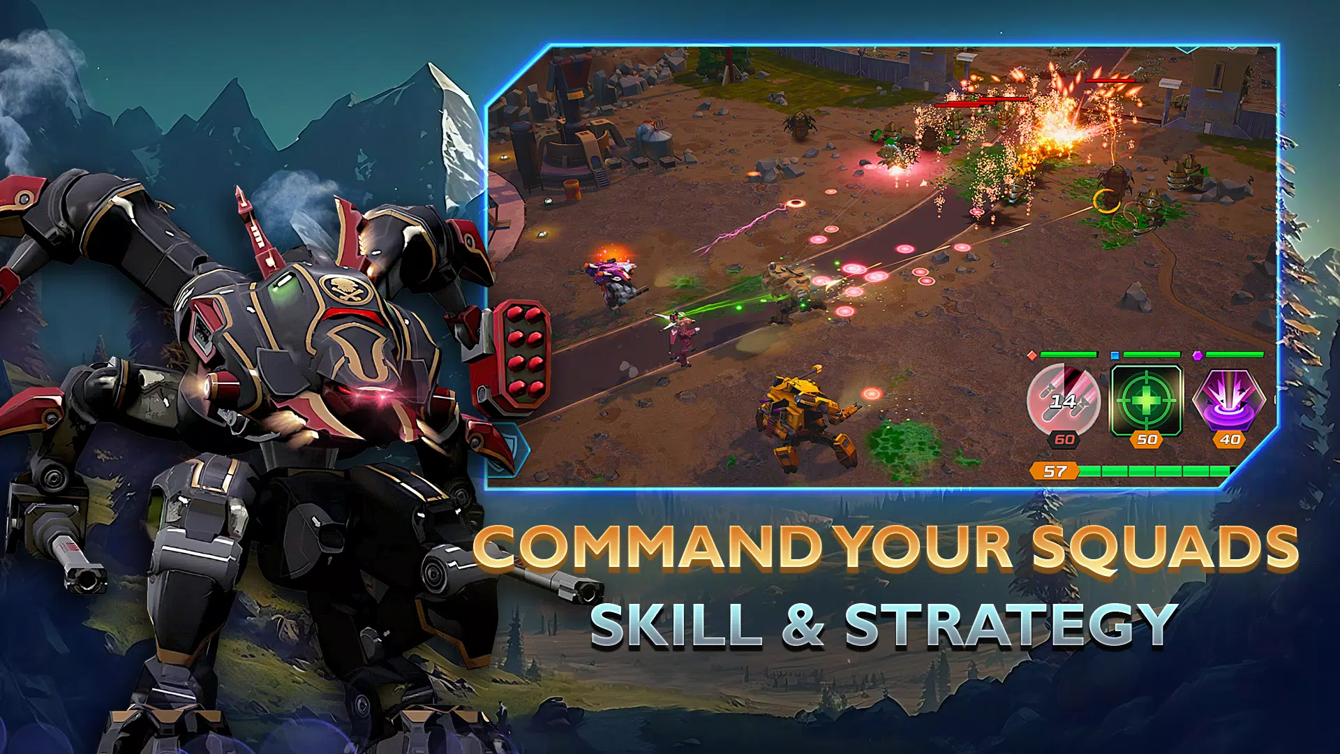 Mech vs Aliens: War Robots RPG Captura de pantalla 0