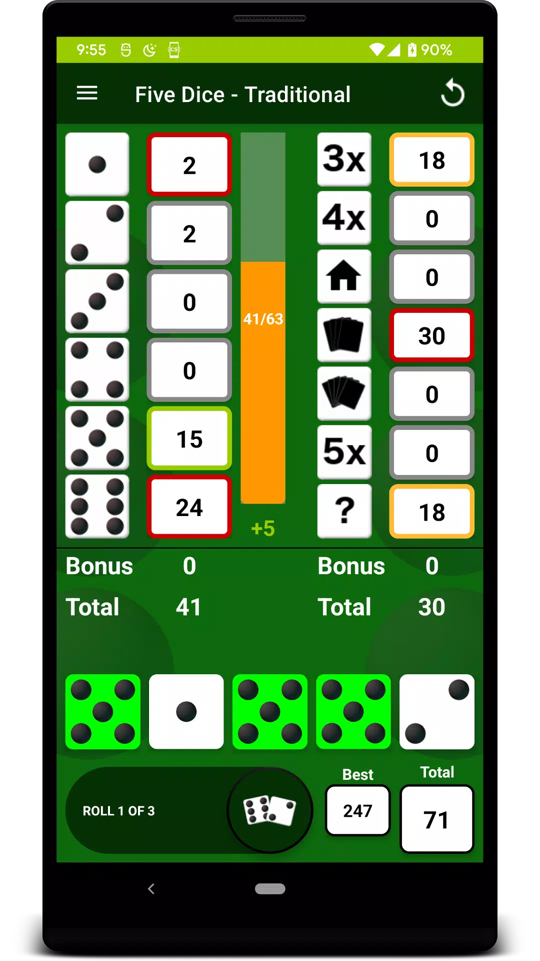 Five Dice Скриншот 1