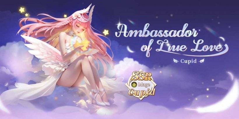Inaanyayahan ng diyosa si Cupid, Ambassador of Love, sa Summoners Kingdom