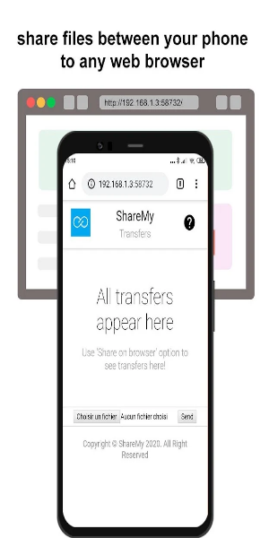 xShare- Transfer & Share files Captura de pantalla 1