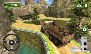 Offroad US Army Truck Driving स्क्रीनशॉट 3