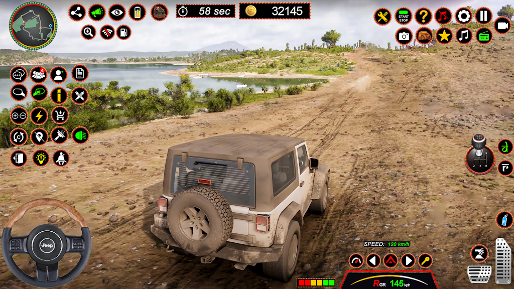 4x4 Jeep Driving Offroad Games ภาพหน้าจอ 2