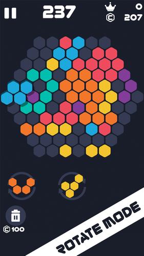 Hexa Brick: Hexagon Block 1010 스크린샷 0