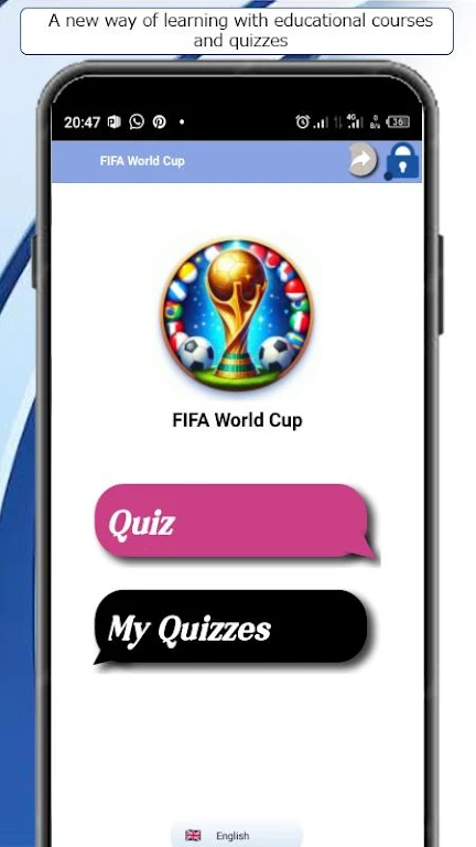 Football World Cup Quiz Captura de pantalla 0