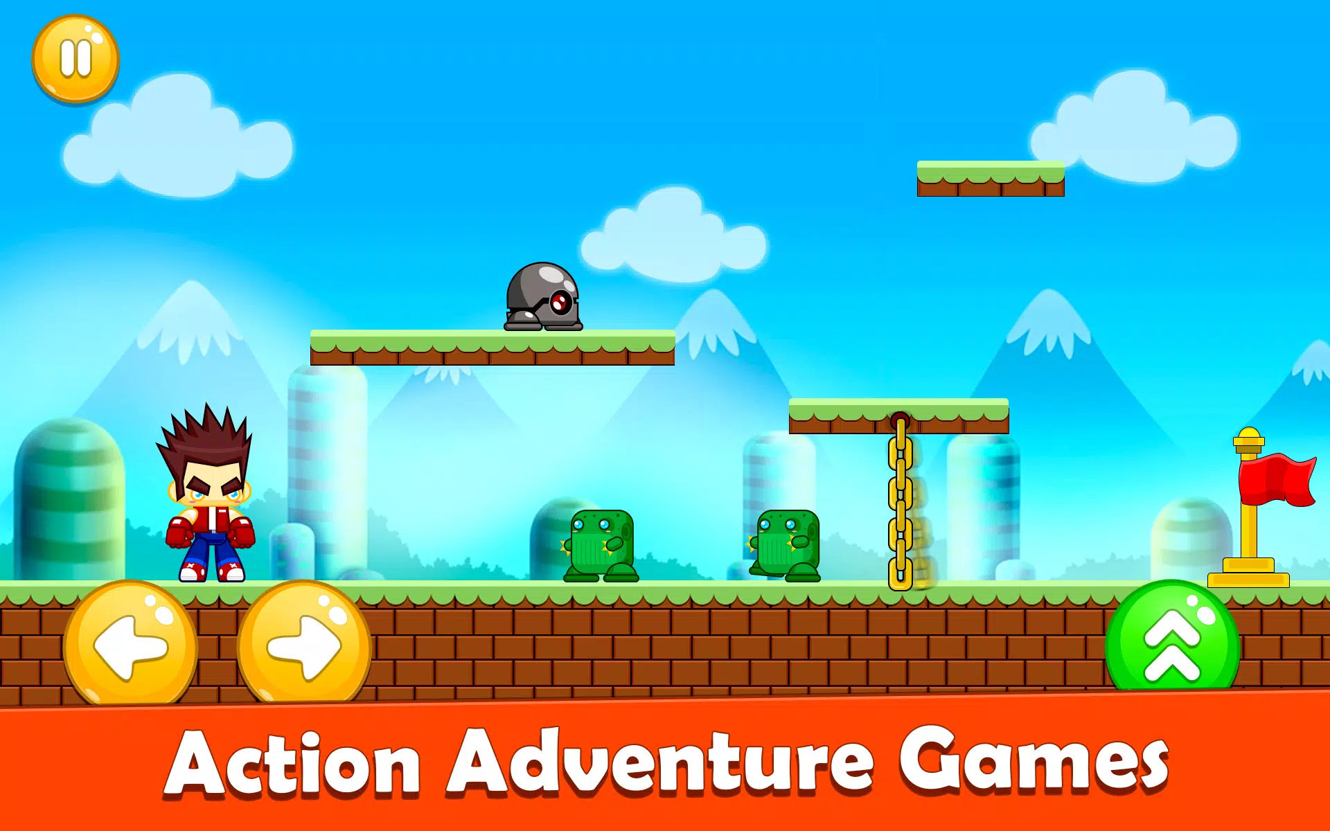 Brave Hero Adventures Game スクリーンショット 1