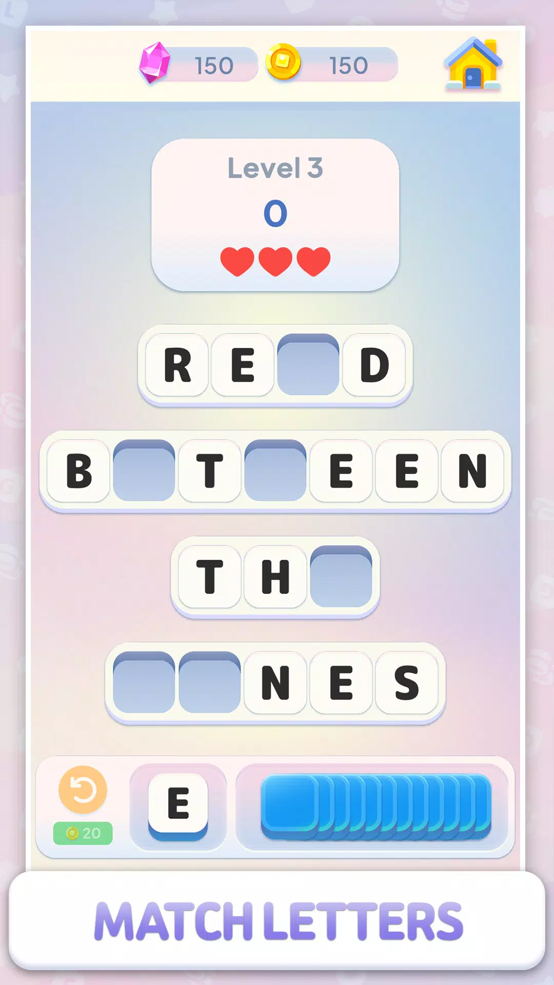 Schermata Letter Match 0