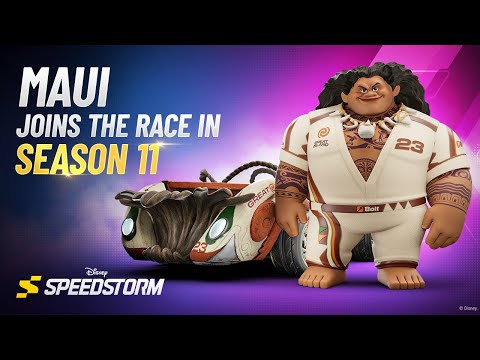 모아나 출신 마우이, 디즈니 스피드스톰 로스터에 합류