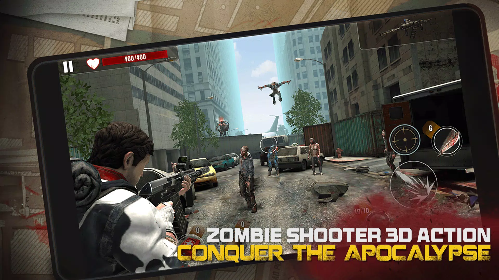 Zombie Shooter 3D स्क्रीनशॉट 1