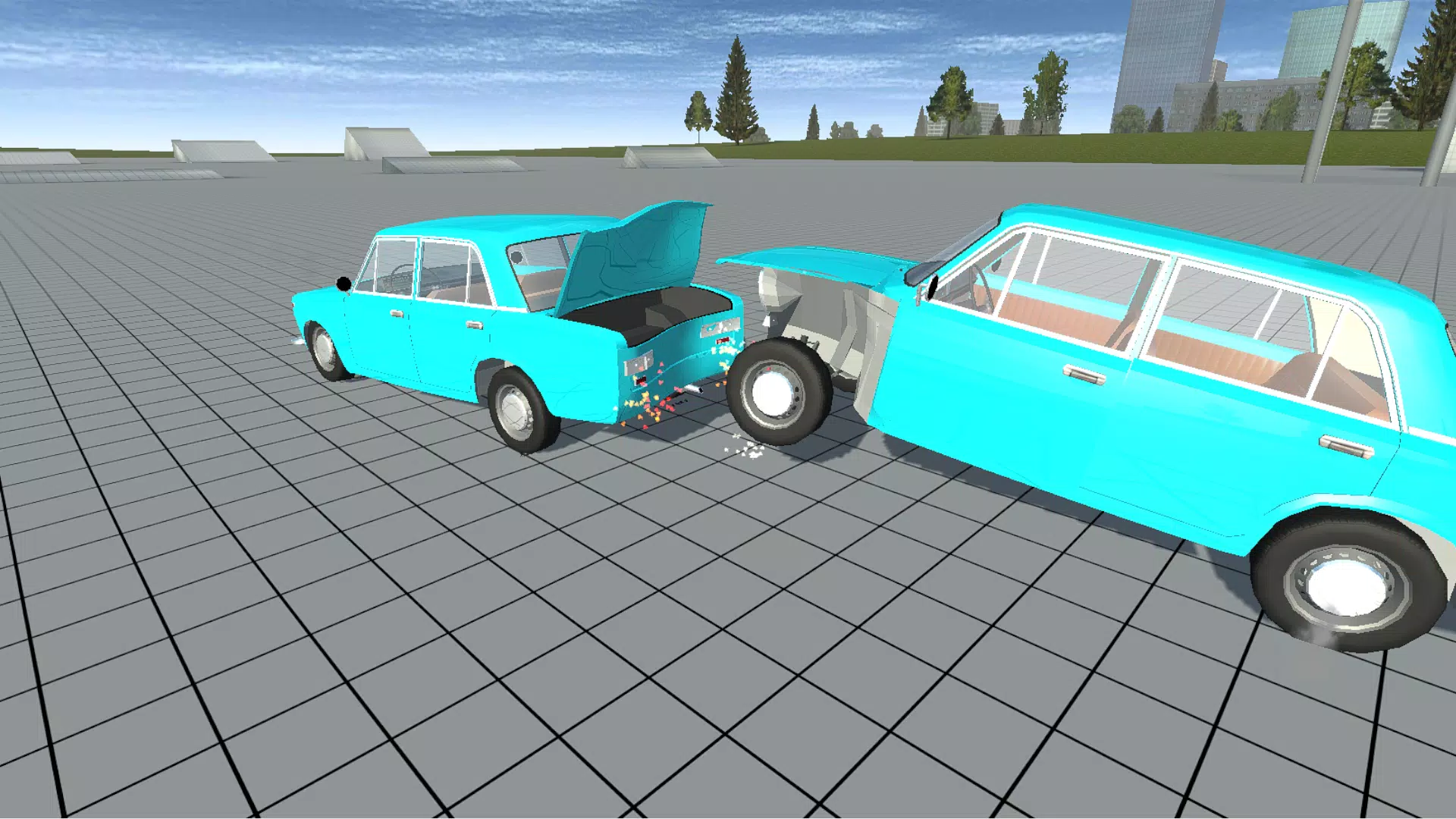 Simple Car Crash Physics Sim Capture d'écran 3