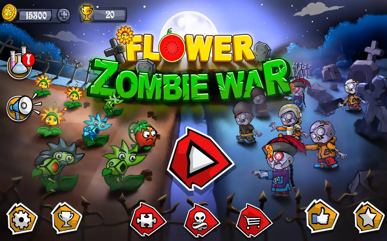 Flower Zombie War Screenshot 0