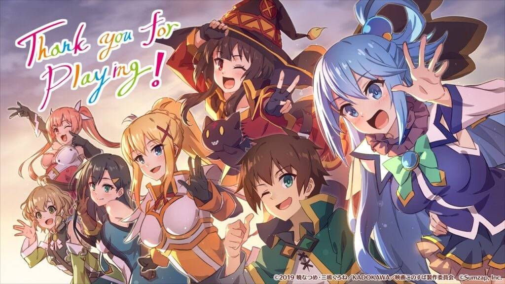 Konosuba Global Schließung: Offline -Version Eingang?