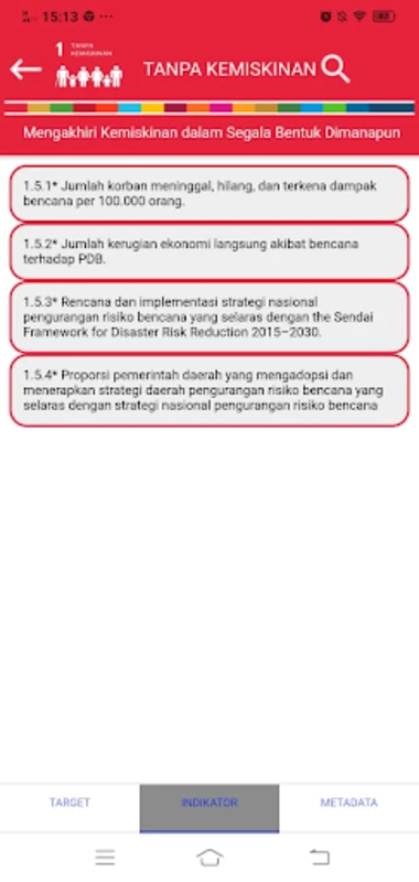 SDG Metadata Indonesia Screenshot 0