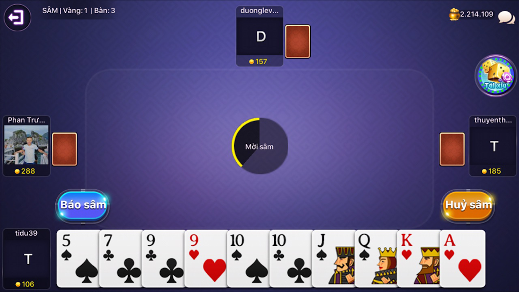 GAME BAI DOI THUONG - DANH BAI XANH CHIN Captura de tela 2