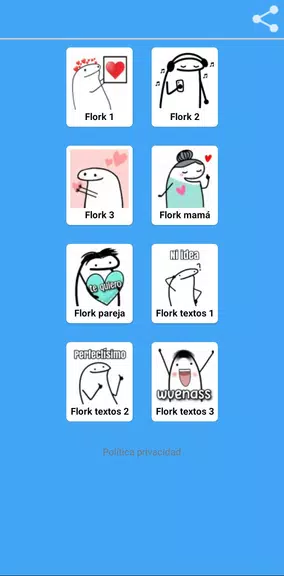 Stickers de flork Captura de pantalla 0