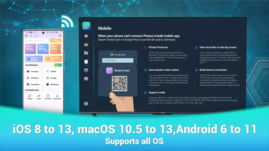 Mirrcast TV Receiver - Cast Скриншот 2