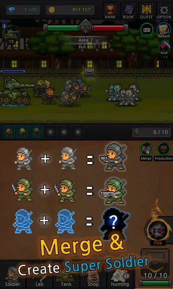 Élever des soldats Capture d'écran 2