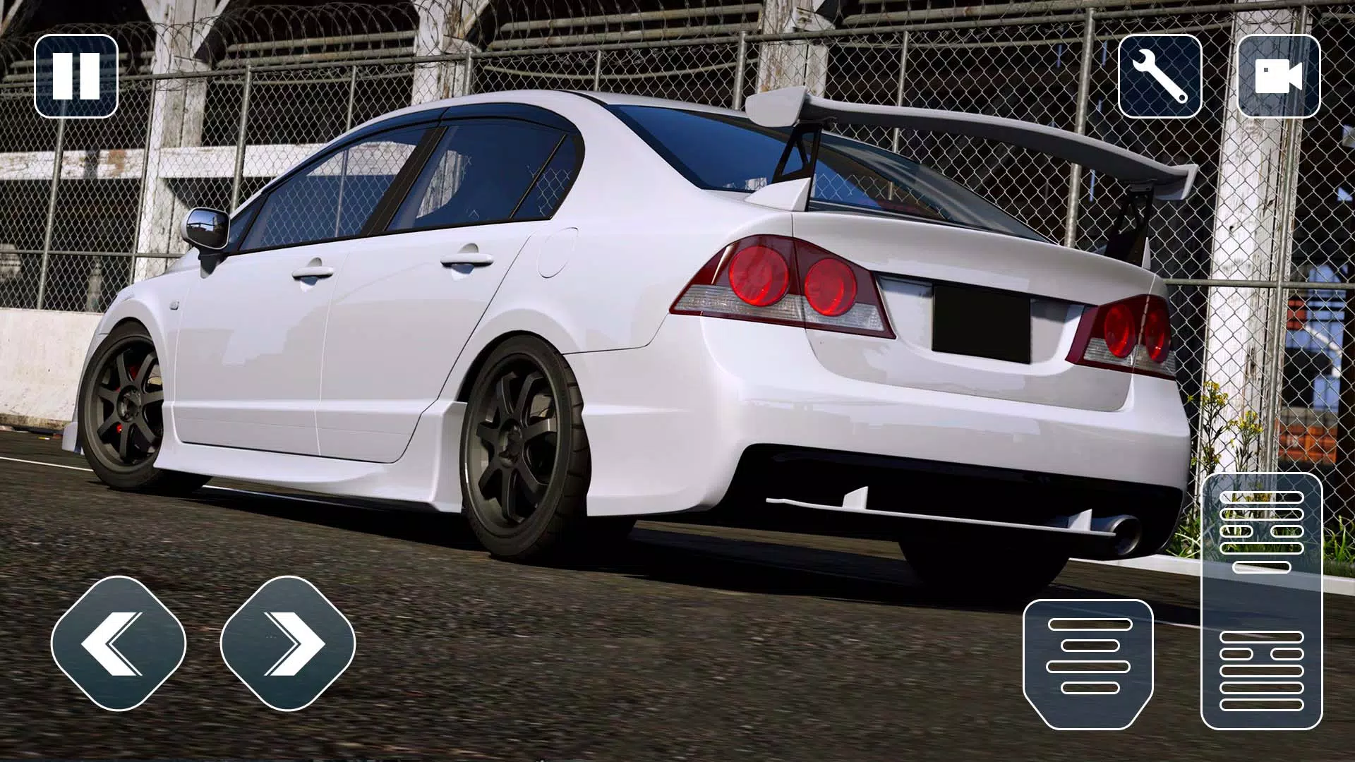 Furious Civic Car City Race Screenshot 0