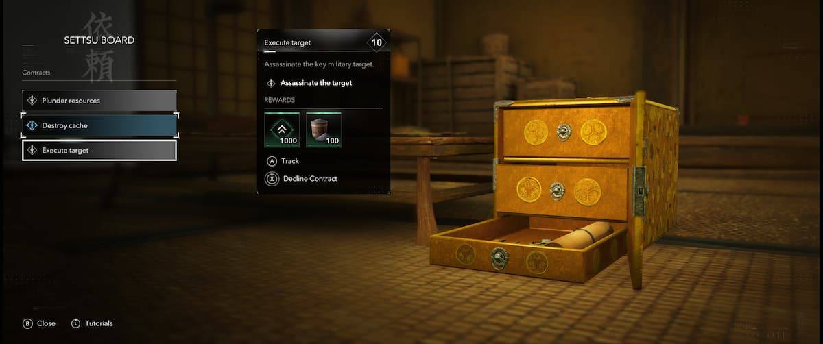 Contrats de Cachette dans Assassin’s Creed Shadows
