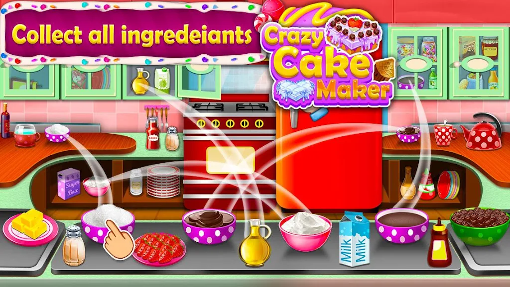 Cake Cooking & Decorate Games Captura de pantalla 1