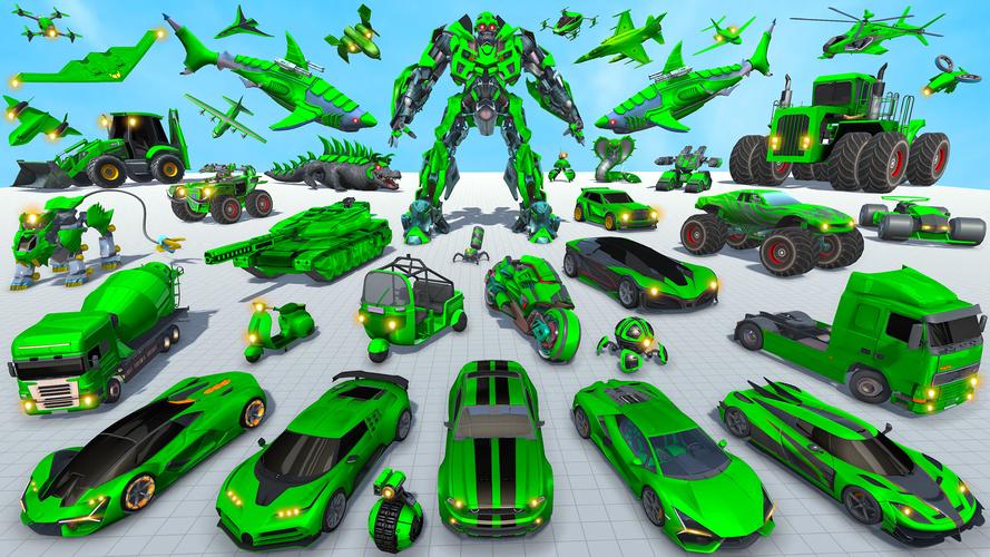 Shark Robot Car Game 3d Tangkapan skrin 1