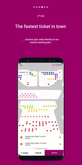 Ticket Gretchen - Event App Capture d'écran 3