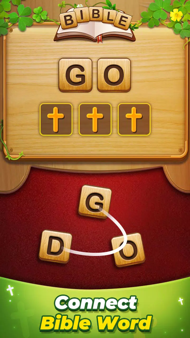 Bible Word Connect Puzzle Game Tangkapan skrin 2