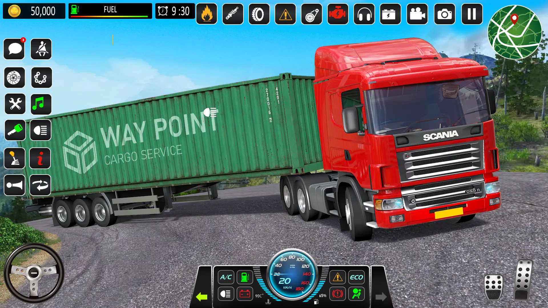 Mountain Truck Driving Games স্ক্রিনশট 1