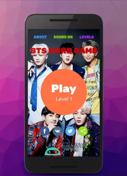 BTS WORD GAME স্ক্রিনশট 0