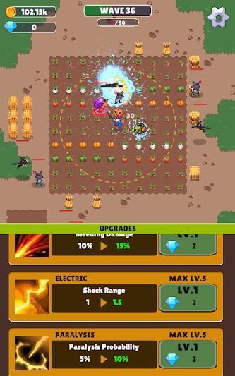 Scarecrow War : Idle Defense ဖန်သားပြင်ဓာတ်ပုံ 2