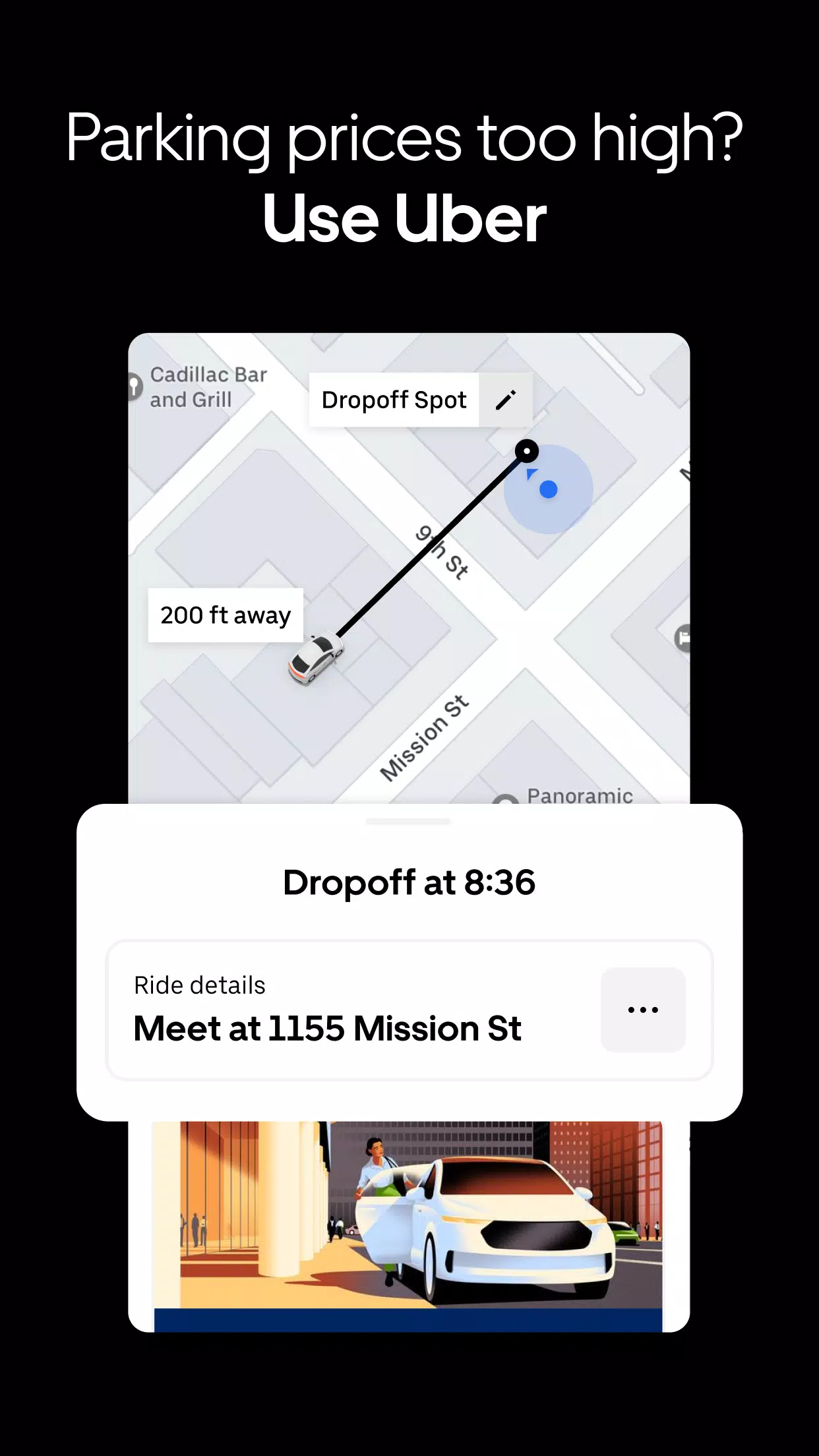 Uber - Eine Fahrt bestellen Screenshot 2